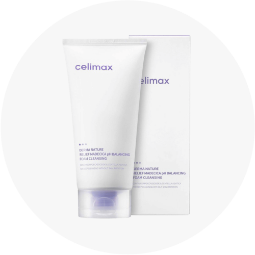 Celimax Relief Madecica Ph Balancing Foam Cleansing